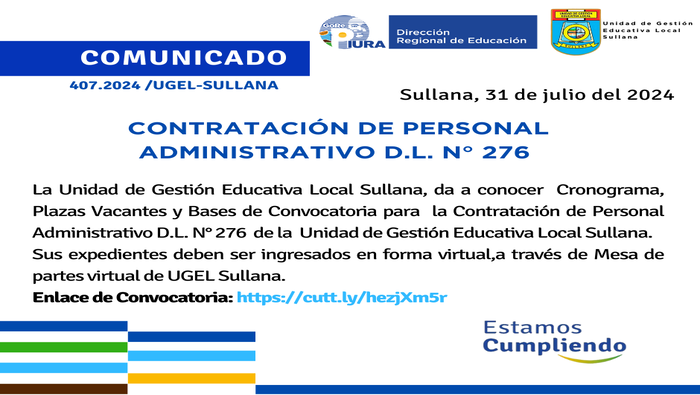 Comunicado N°407-2024 parte 1