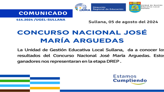 Comunicado N°414-2024