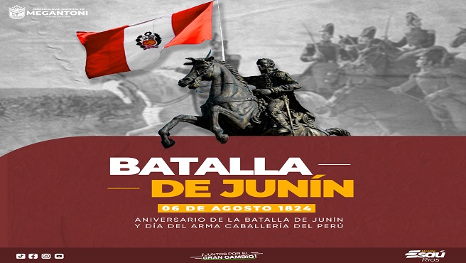 Bicentenario de la Batalla de Junรญn y el dรญa del Arma de Caballerรญa.