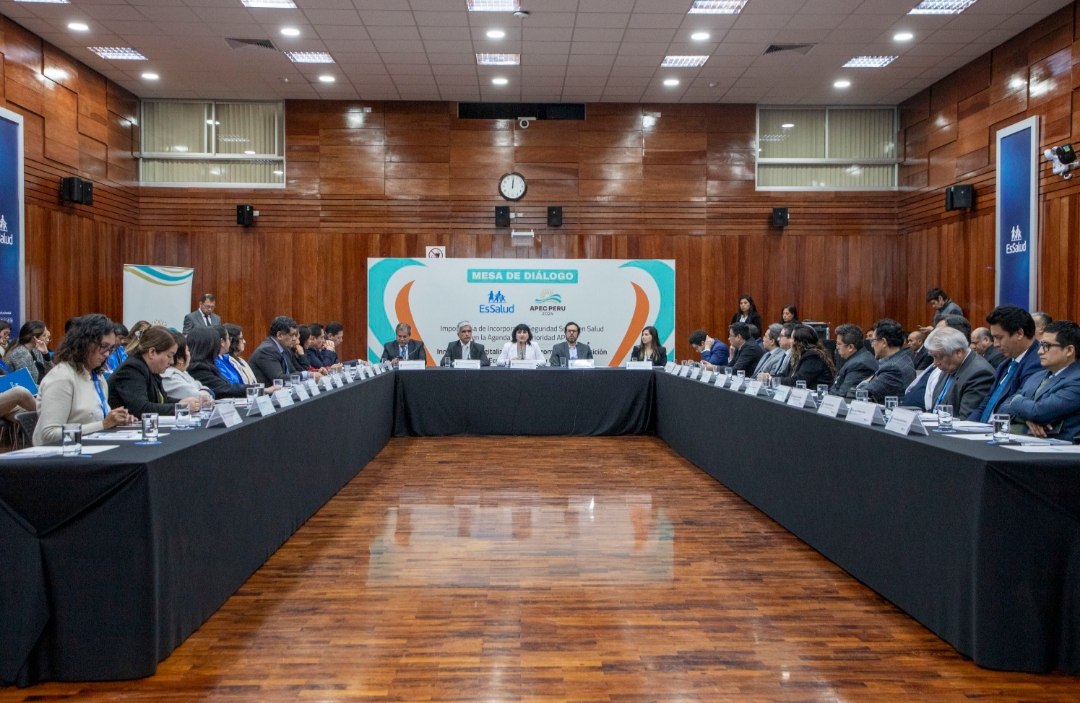EsSalud organizó mesa de diálogo para promover la Seguridad Social en la Agenda APEC