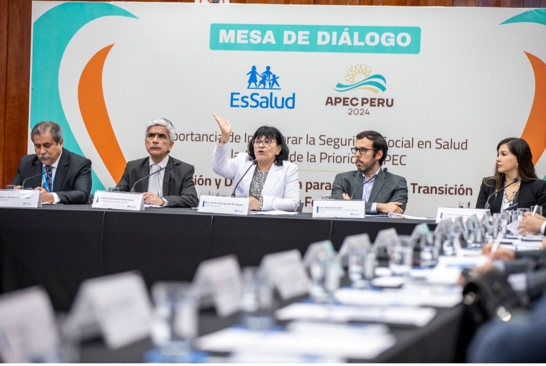 EsSalud organizó mesa de diálogo para promover la Seguridad Social en la Agenda APEC
