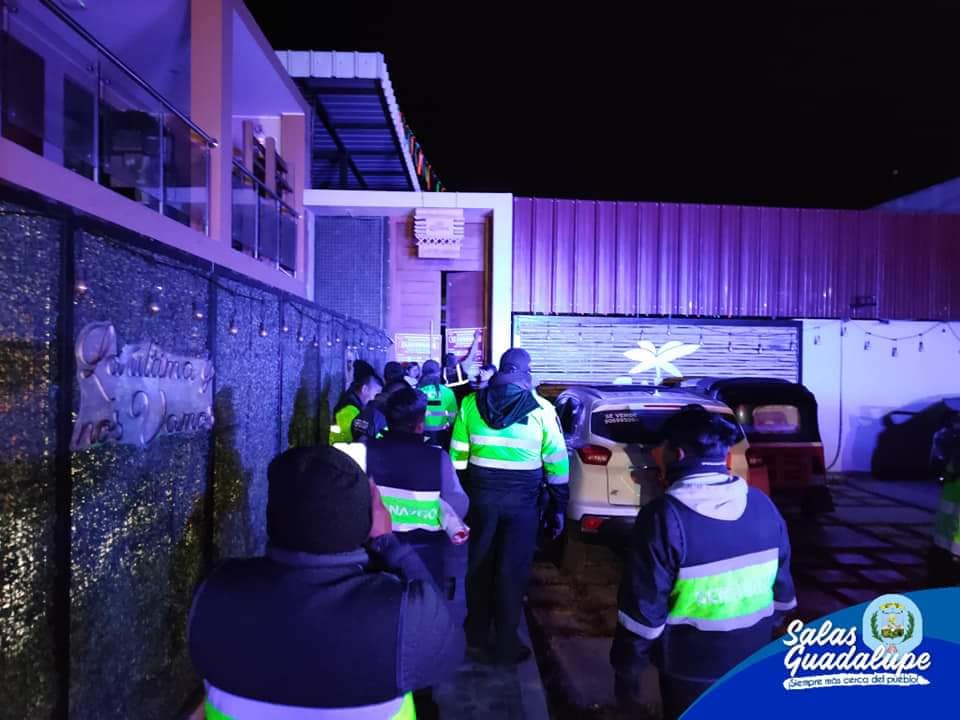 MUNICIPIO DE SALAS – GUADALUPE REALIZÓ OPERATIVO INOPINADO EN BARES Y DISCOTECAS