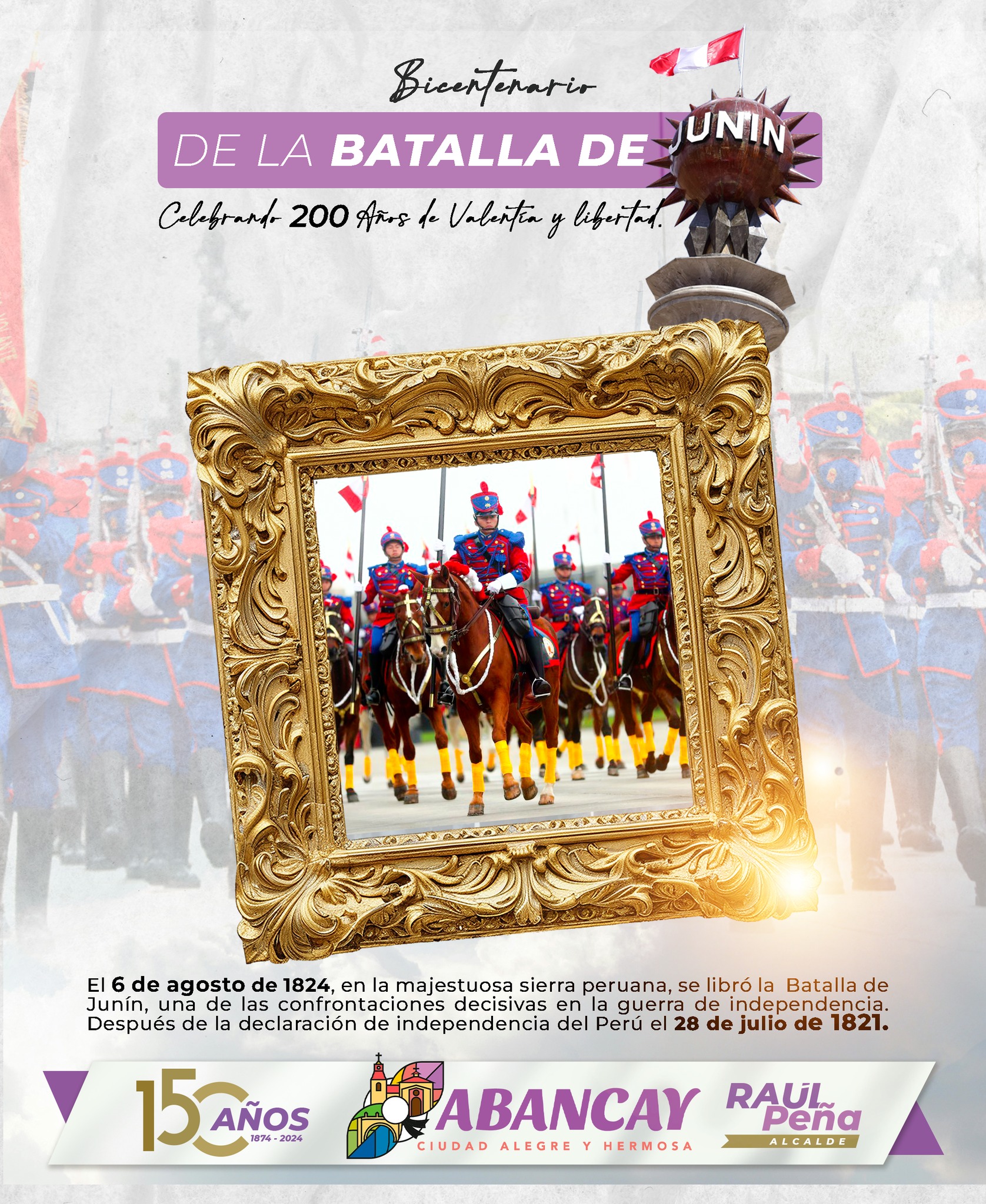 Bicentenario De La Batalla De Junín: Celebrando 200 Años De Valentía Y Libertad.
