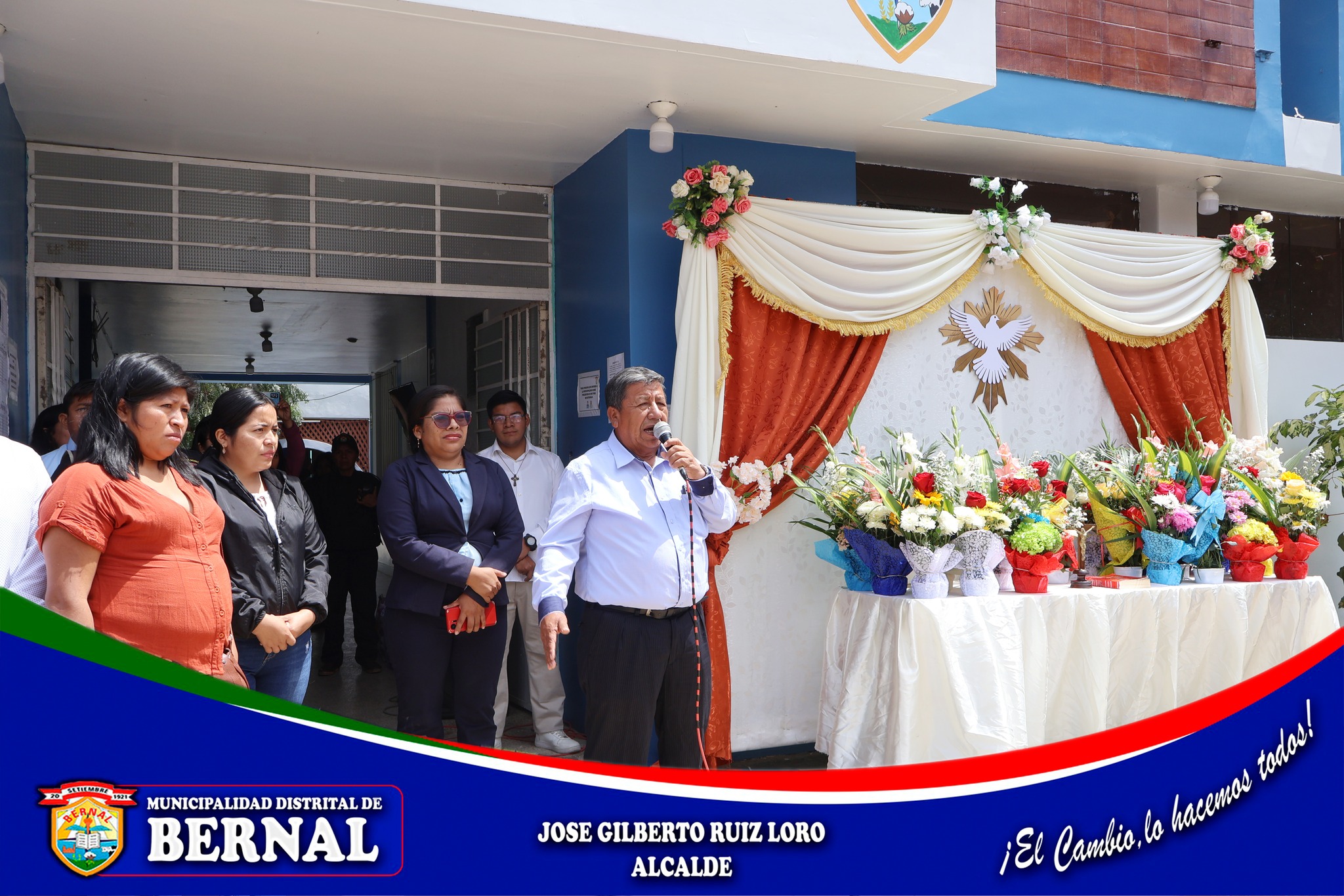 “Emotivo homenaje a la Santísima Cruz de Chalpon por parte de la Municipalidad de Bernal”