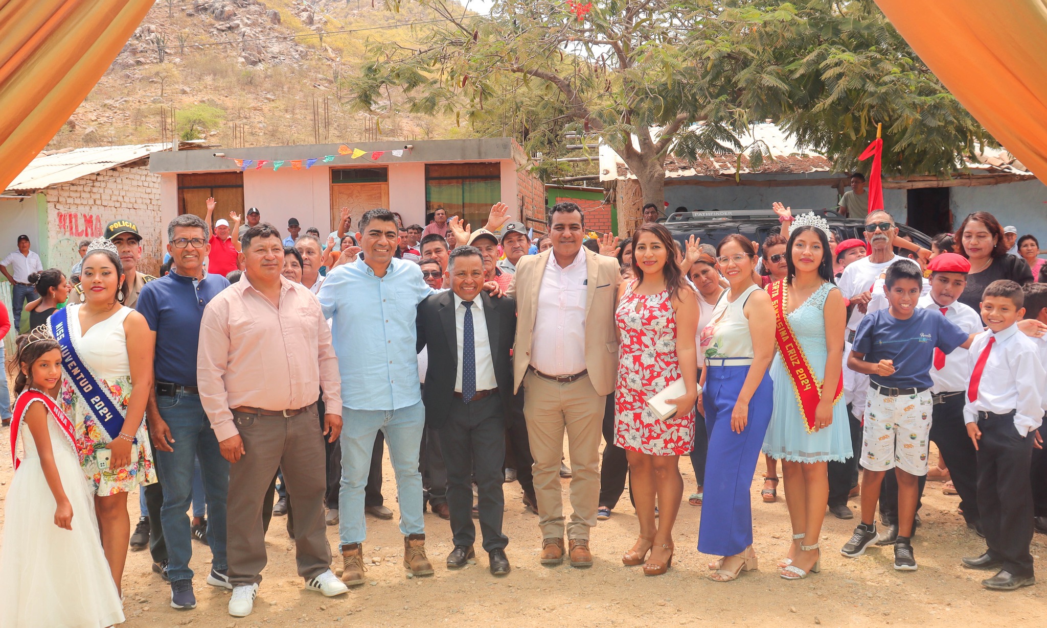 Alcalde Edin Sullón participa de inauguración de Parque Infantil "Fortaleza" en el Caserío Chisca Blanca.