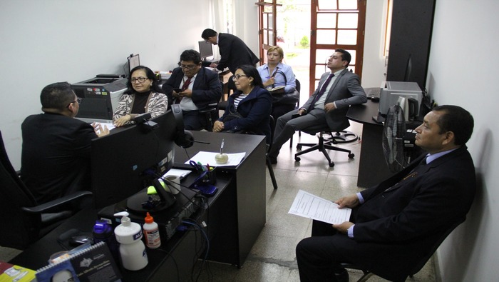 La presidenta de la Corte Superior de Justicia de Lima Este, Rose Mary Parra Rivera de González, inició las visitas programadas a todas las sedes judiciales de la institución