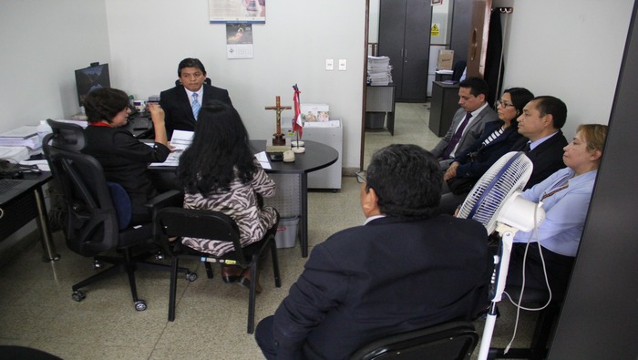La presidenta de la Corte Superior de Justicia de Lima Este, Rose Mary Parra Rivera de González, inició las visitas programadas a todas las sedes judiciales de la institución