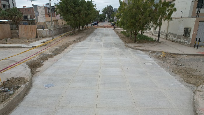 Calles pavimentadas
