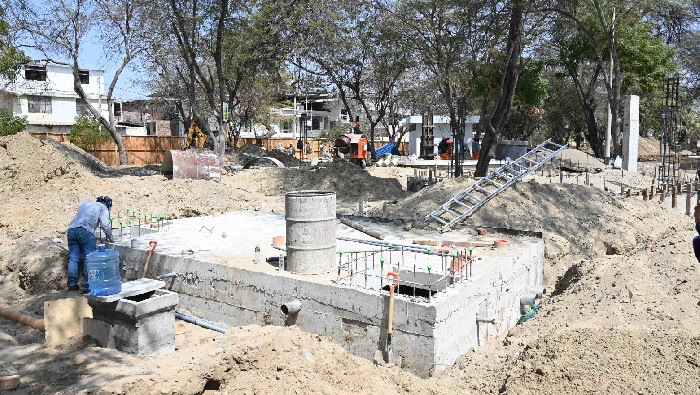 Avance de obra de parque Néstor Martos