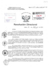 Vista preliminar de documento Resolucion Directoral 