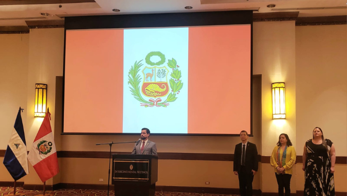 Embajada del Perú en Nicaragua conmemora el aniversario de la independencia con recepción diplomática