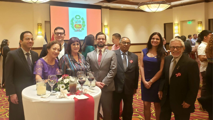 Embajada del Perú en Nicaragua conmemora el aniversario de la independencia con recepción diplomática