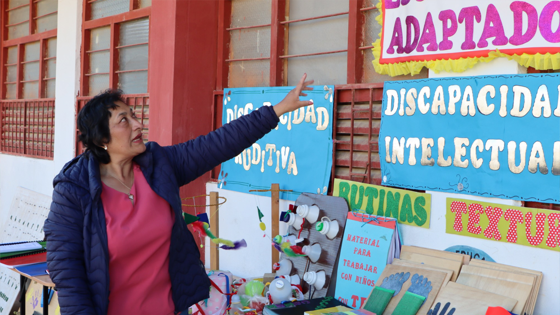 CREBE Amazonas Organiza Exposición de Materiales Educativos Adaptados para Estudiantes con NEE