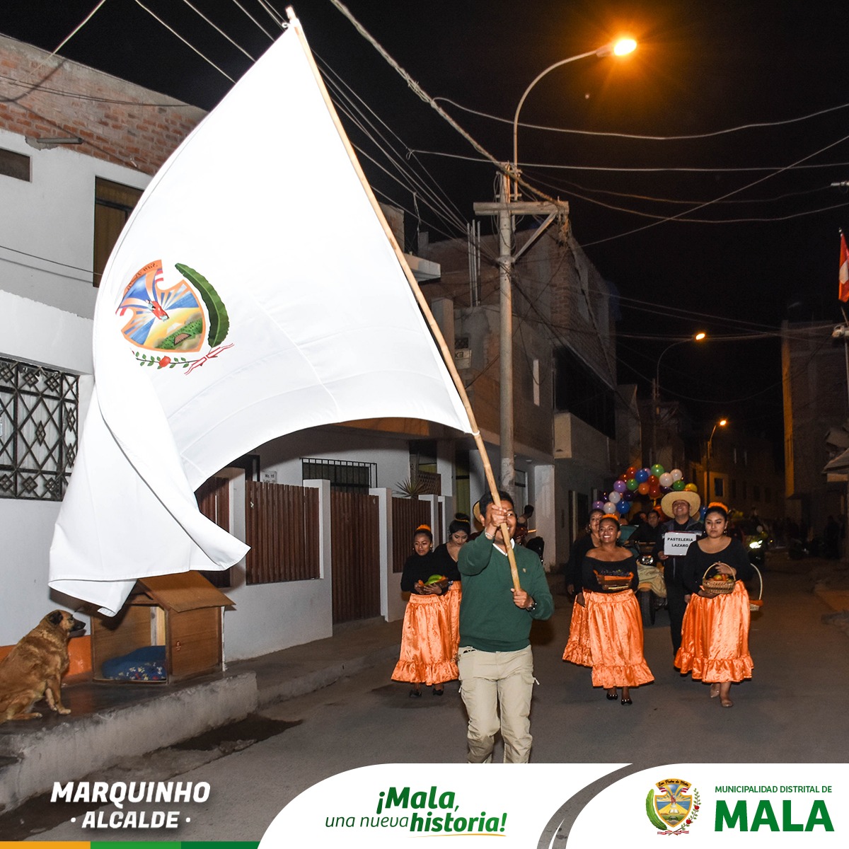 Gran Pasacalle y Serenata por el 203° Aniversario de la Creación Política de Mala