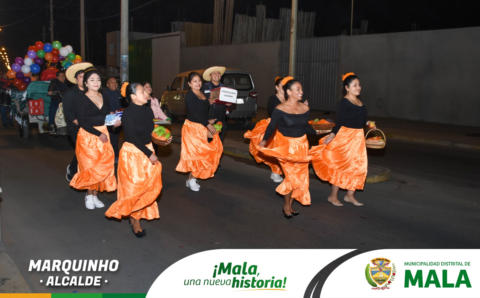 Gran Pasacalle y Serenata por el 203° Aniversario de la Creación Política de Mala