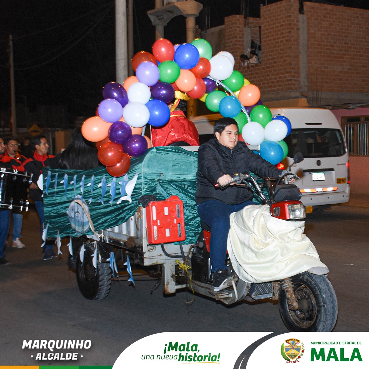 Gran Pasacalle y Serenata por el 203° Aniversario de la Creación Política de Mala