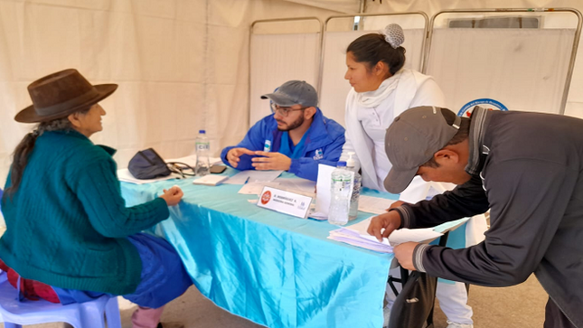 Apurímac: EsSalud llega a Chuquibambilla a fin de brindar atención médica a población afectada por el friaje