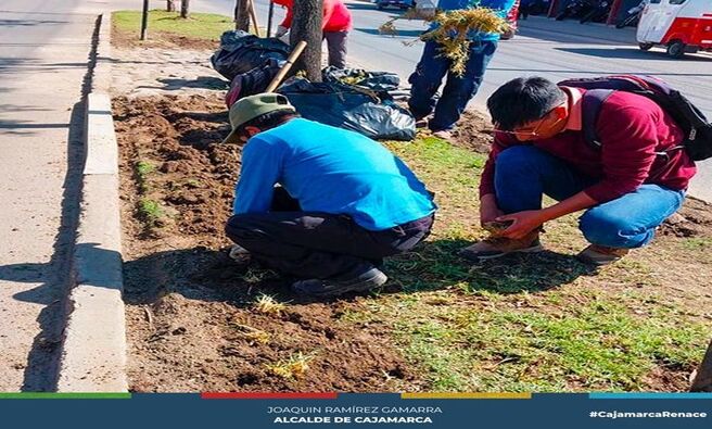 ✅ Esta mañana, el equipo de Parques y Jardines de la #MPC reforestó la Vía de Evitamiento Norte, plantando molle serrano, fresno y césped.
Esta acción busca mejorar los espacios verdes, embellecer la ciudad y cuidar el medio ambiente.