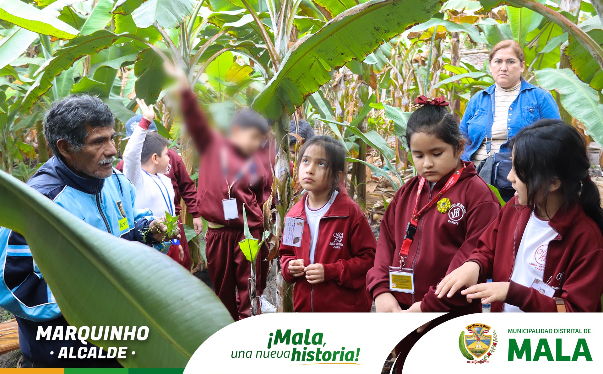 Visita del Colegio Particular Victoria Barcia Boniffati al Distrito de Mala