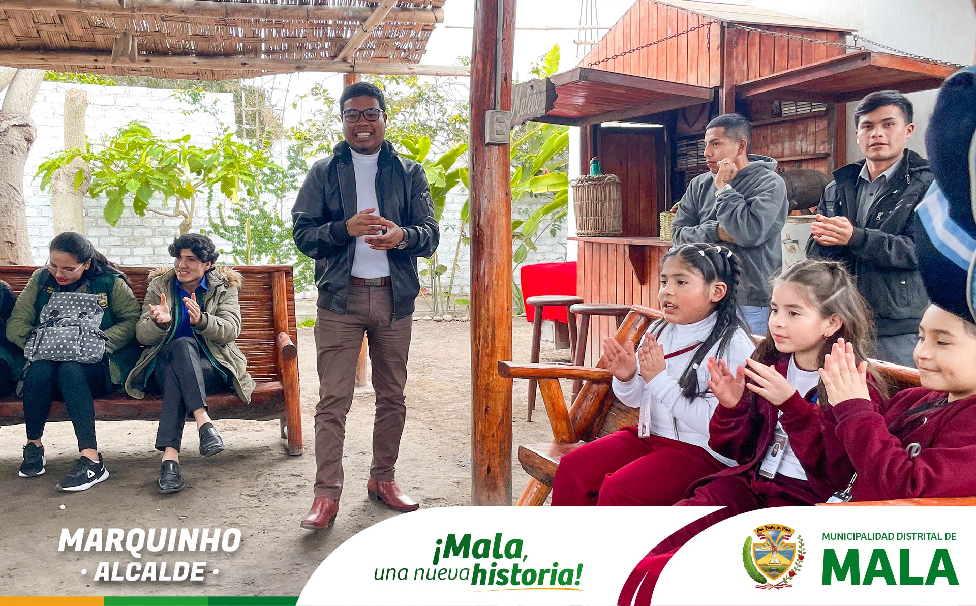 Visita del Colegio Particular Victoria Barcia Boniffati al Distrito de Mala