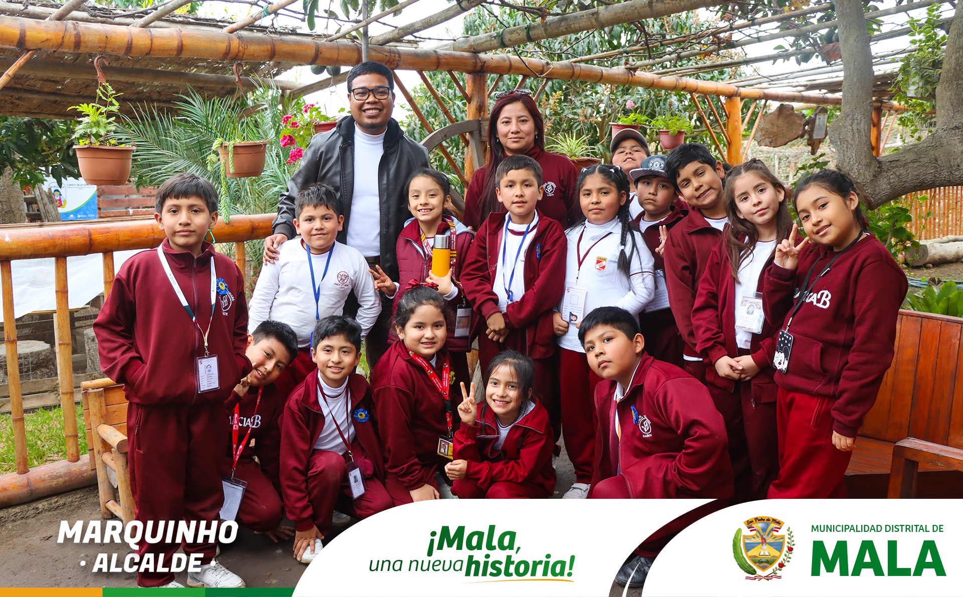 Visita del Colegio Particular Victoria Barcia Boniffati al Distrito de Mala