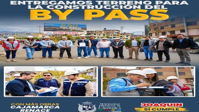 👩‍🦲La Municipalidad Provincial de Cajamarca, liderada por el alcalde Joaquín Ramírez, ha entregado el terreno para la construcción del bypass en el óvalo musical. Participaron Cementos Pacasmayo, Saceem y el consorcio Perú, responsables del proyecto.
💸💵Con una inversión de 48 millones de soles, la obra será una realidad en 480 días, mejorando la transitabilidad vehicular y la calidad de vida en Cajamarca.