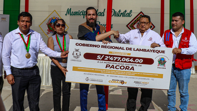 El Gobierno Regional visita Pacora.