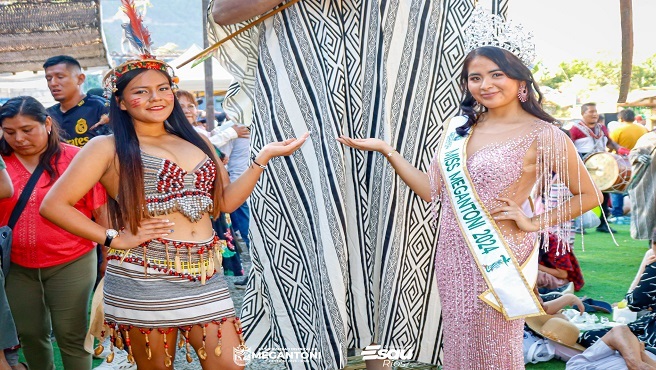 Tradiciรณn culinaria desde el Bajo Urubamba presente en la Expo Feria de la Mancomunidad Amazรณnica 2024.