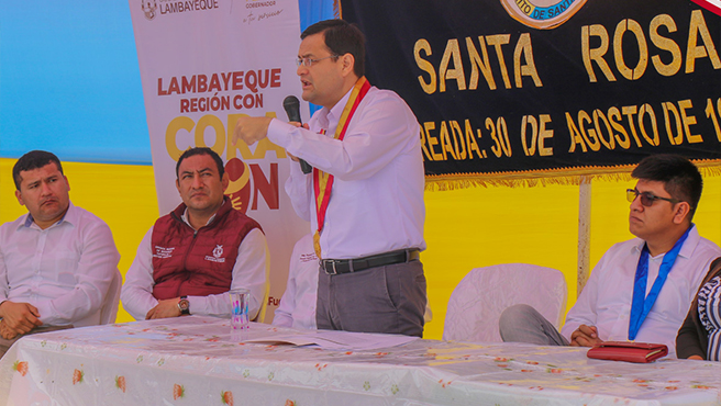 Visitamos Sta. Rosa para brindarle nuestro apoyo.
