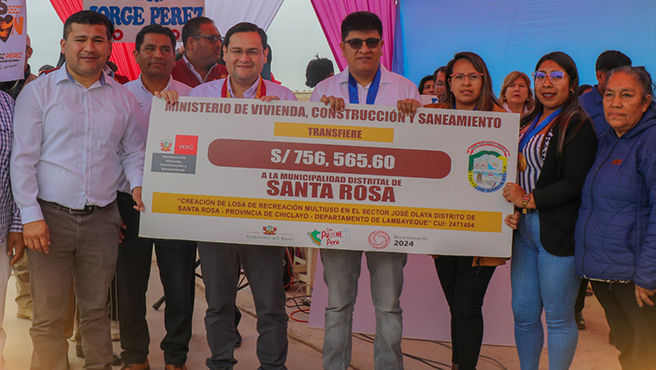 Visitamos Sta. Rosa para brindarle nuestro apoyo.