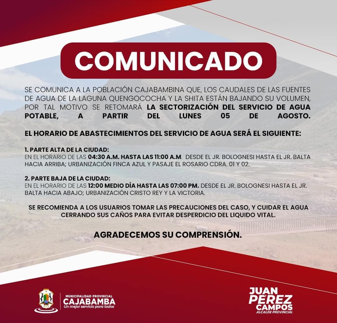 Atención Cajabamba