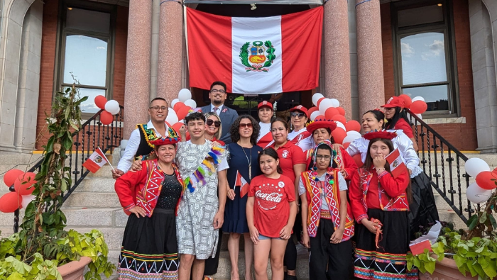 Connacionales en Dallas, Chicago y Boston conmemoran el 203° aniversario de la independencia del Perú