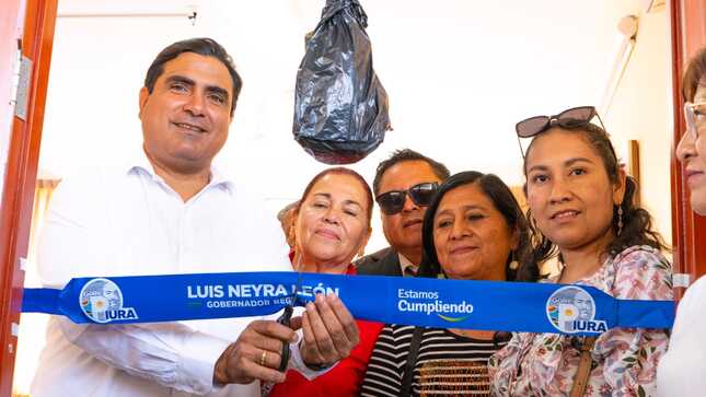 Gobernador Luis Neyra inaugura modernizado colegio INIF N°48 de Sullana en beneficio de mil alumnas	