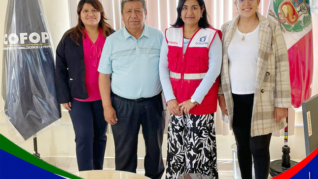 Reunión estratégica para el desarrollo sostenible del distrito de Bernal.