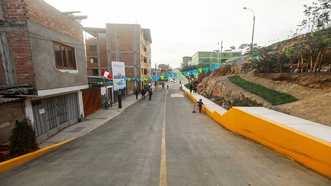 Nueva avenida Cordillera Occidental trae el progreso para Las Delicias de Villa 