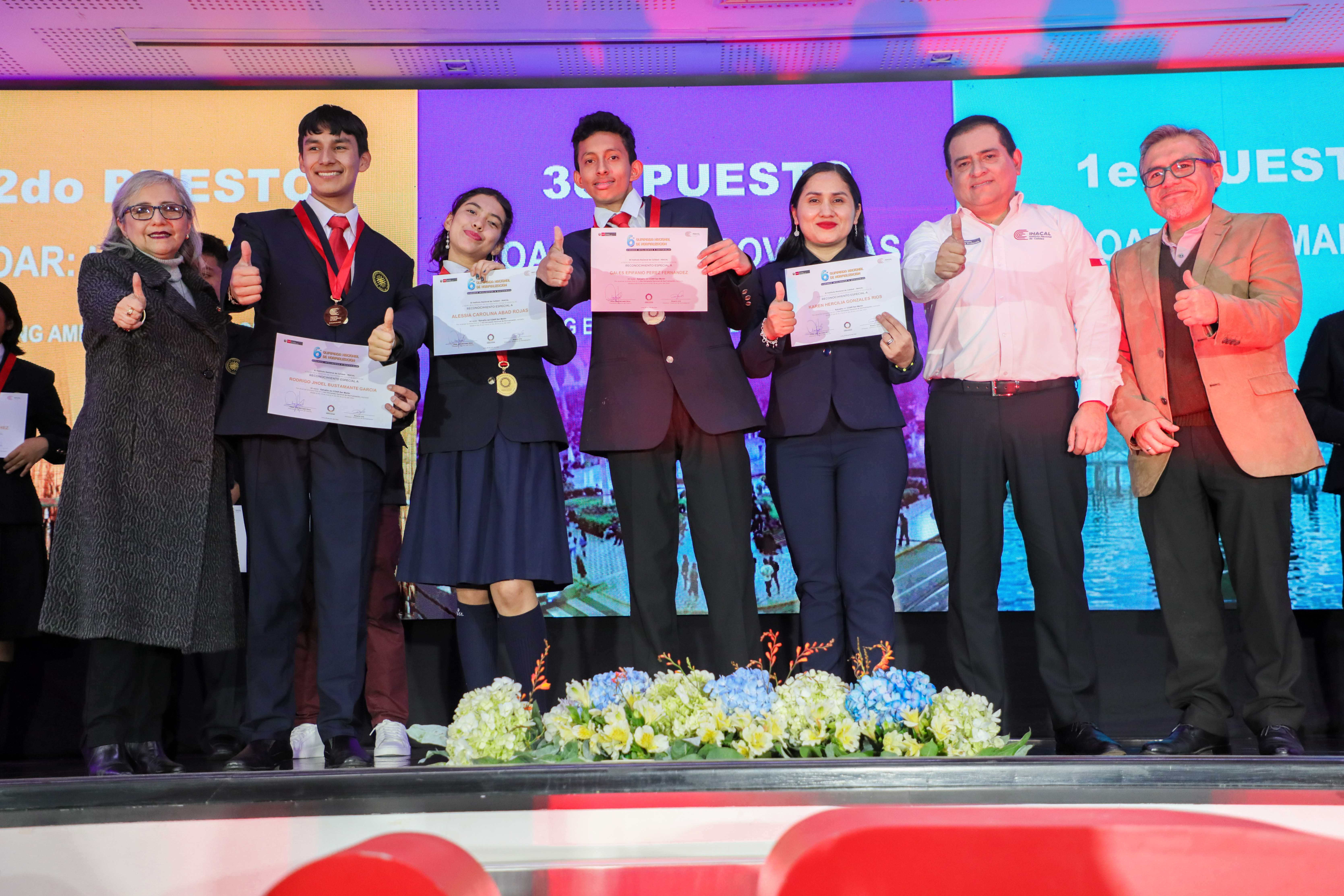 Estudiantes de la región San Martín representarán al Perú en la Olimpiada Internacional de Normalización en Corea del Sur