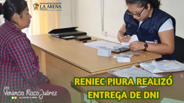 Entrega de DNI