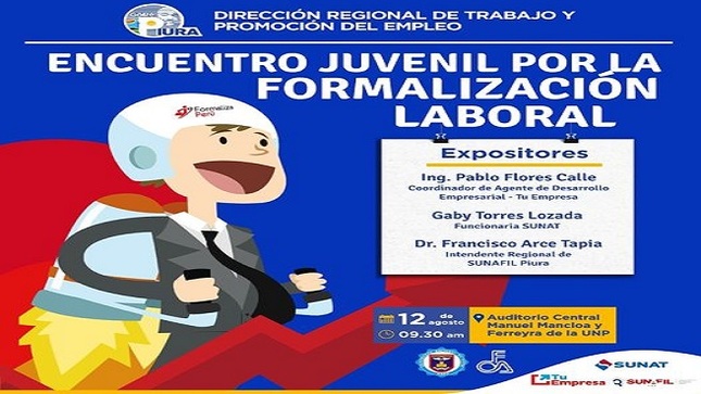  coordinación con la Facultad de Administración de la Universidad Nacional de Piura, realizará el "Encuentro Juvenil 