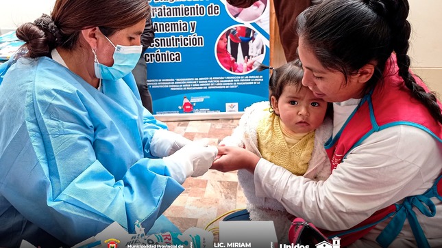 Archivo Imagen de la Campaña de Despistaje de Anemia en Niños y Niñas de CUNA MAS en Paucartambo