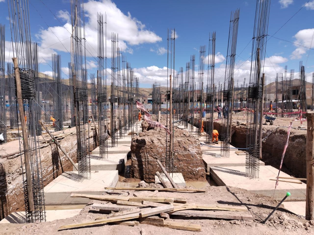 Este proyecto cuenta con un avance de obras del 14.59% y beneficiará a 173 estudiantes de la provincia de Azángaro.