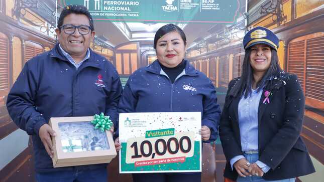 Museo Ferroviario Nacional premio a visitante 10 mil 