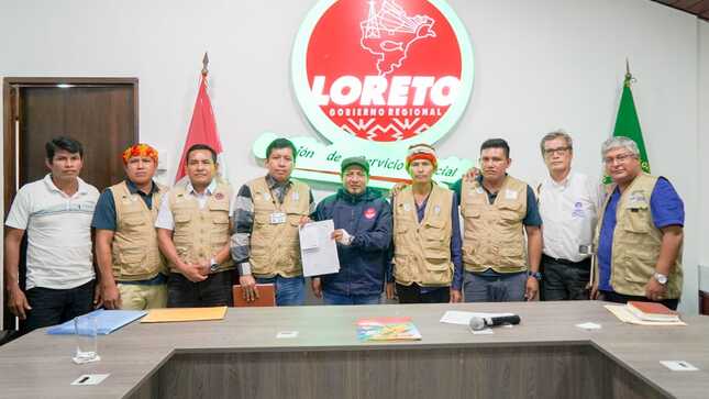 Gobernador Dr. René Chávez sostuvo reunión con dirigentes de la Plataforma Indígena Bloque Lote 8.