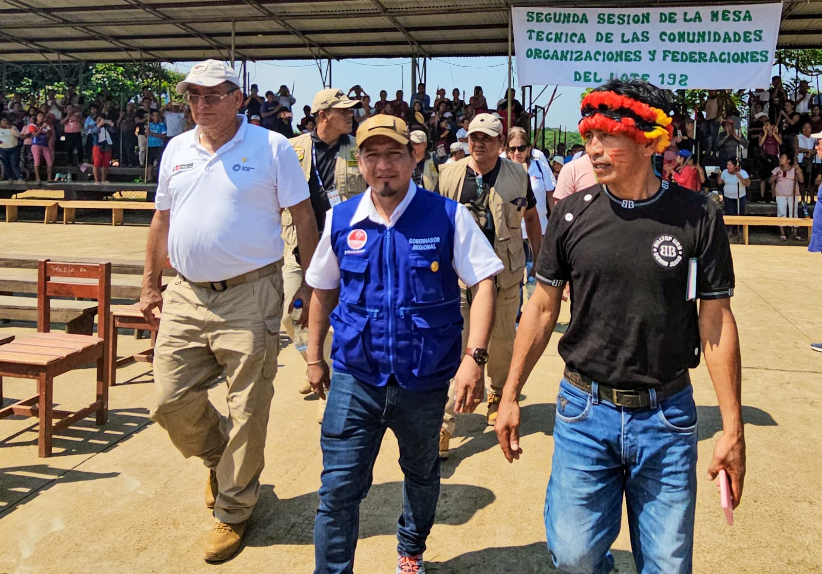 Gobernador Dr. Chávez y ministro de Energía y Minas llegan a importantes acuerdos con comunidades del Lote 192.