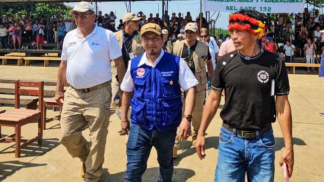 Gobernador Dr. Chávez y ministro de Energía y Minas llegan a importantes acuerdos con comunidades del Lote 192.