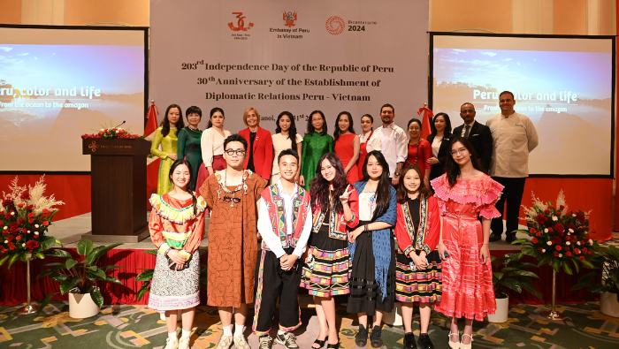 Embajada del Perú en Vietnam celebra las fiestas patrias con recepción diplomática
