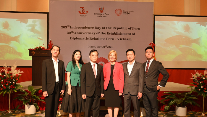 Embajada del Perú en Vietnam celebra las fiestas patrias con recepción diplomática