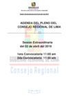 Vista preliminar de documento AGENDA DE LA SESION 007-2019-CR