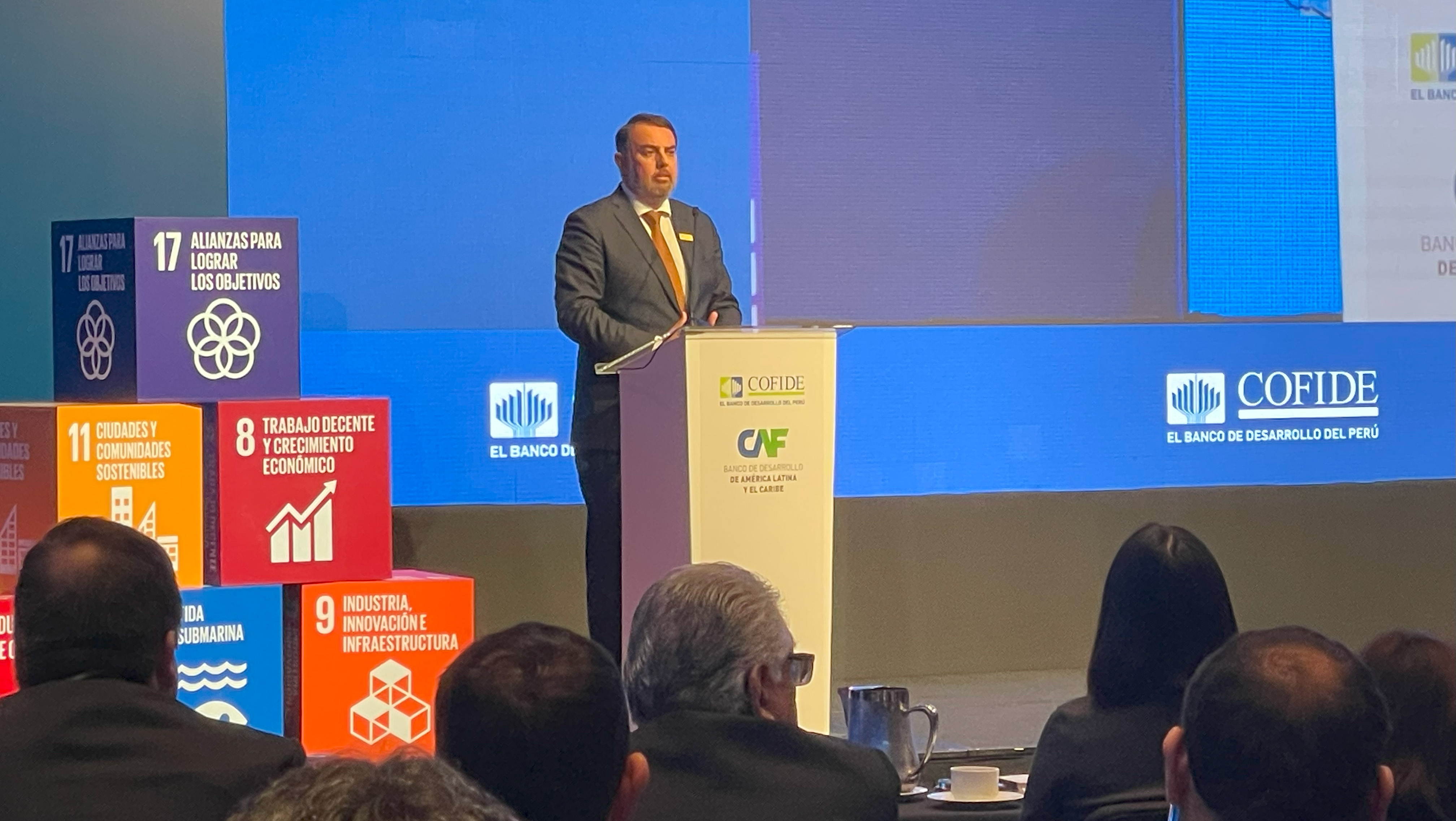 Foto del Presidente de COFIDE, Jorge Velarde