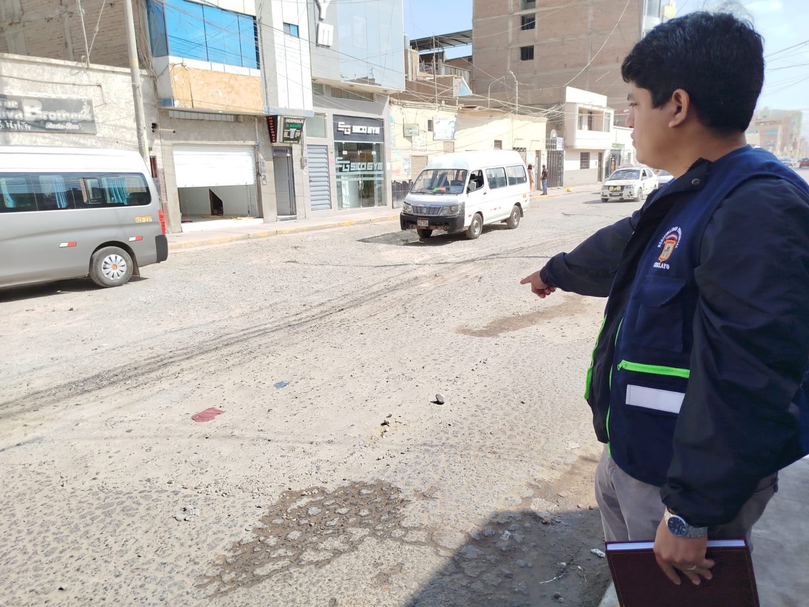 funcionario en la zona intervnida de sáenz peña