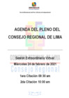 Vista preliminar de documento AGENDA DE LA SESION 005-2021-CR